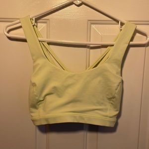 Lululemon light green sports bra. Size 6.